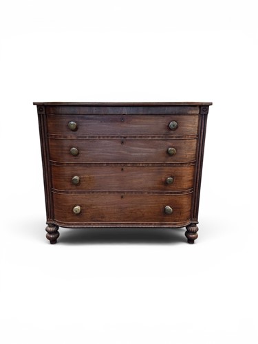 Lot 416 - A William IV Scottish mahogany chest of...