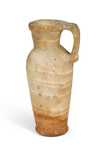 Lot 491 - An alabaster jug, probably ancient Egypt