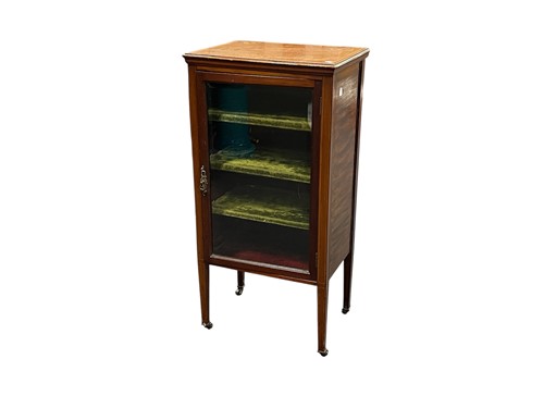 Lot 548 - An Edwardian mahogany and satinwood banded...