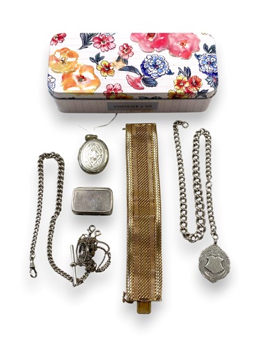 Lot 173 - A collection of silver and costume jewellery,...