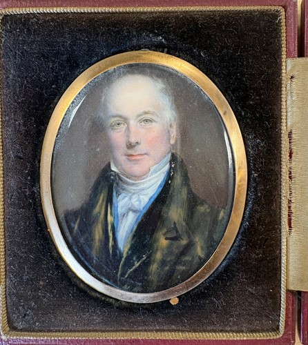 Lot 10 - A collection of six portrait miniatures to include two of Napoleon