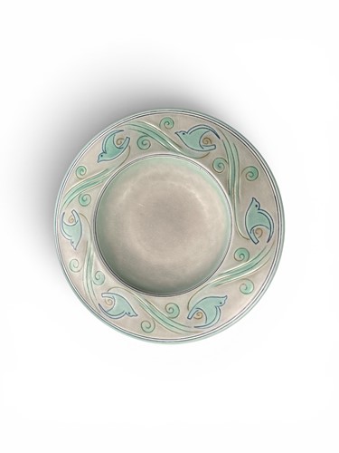 Lot 32 - A Royal Lancastrian Art Deco centrepiece...
