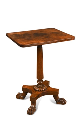 Lot 618 - A Regency mahogany pedestal occasional table