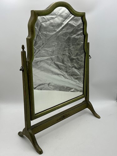 Lot 765 - A dressing table or vanity mirror on stand in...