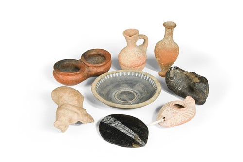 Lot 493 - An interesting group of ancient and natural history artefacts and specimens