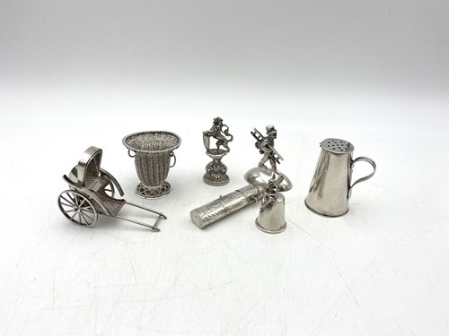 Lot 157 - A group of Continental miniatures, together...