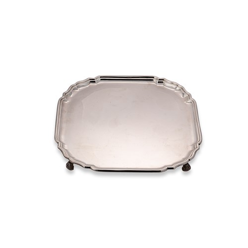 Lot 423 - Garrard & Co., an Elizabeth II silver waiter