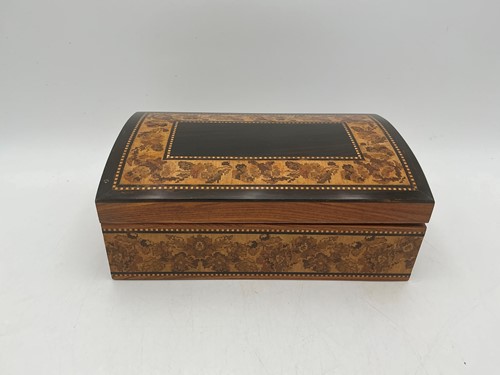 Lot 85 - Robert Vorley, a modern Tunbridge ware dome...