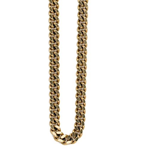 Lot 134 - A 9ct gold curb chain