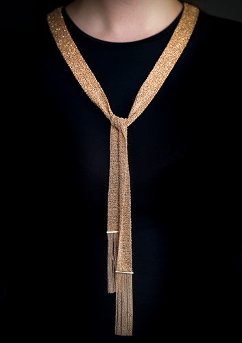 Lot 222 - Boucheron - A scarf necklace