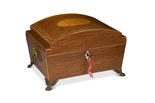 Lot 612 - A Regency Partridge wood table casket