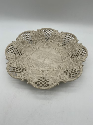 Lot 3 - An 18th century pierced and moulded saltglazed...