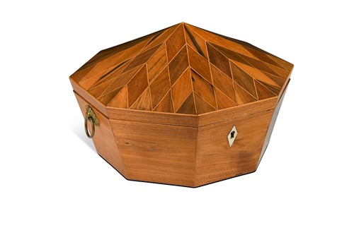 Lot 664 - A Regency parquetry box, circa 1820