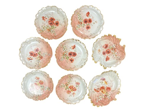 Lot 100A - An early 20th century Limoges dessert service,...