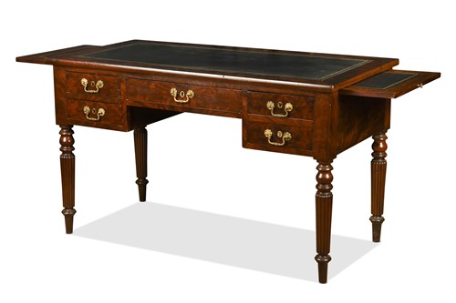 Lot 437 - A mahogany desk, 19th century