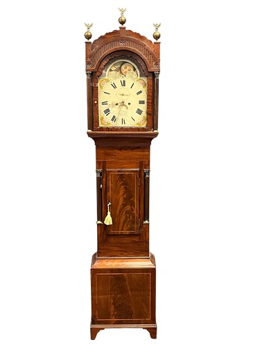 Lot 565 - A late 19th century longcase clock with...