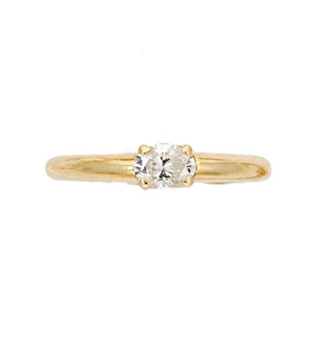 Lot 118 - An 18ct gold single stone diamond ring
