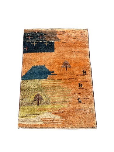 Lot 791 - Modern tufted wool rug with geometric shapes...