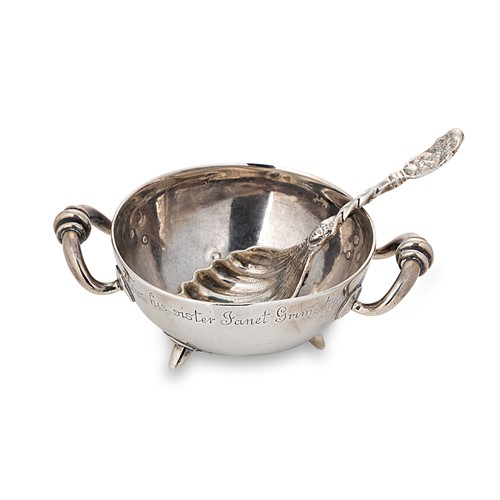 Lot 355 - A Victorian silver two handled sugar bowl