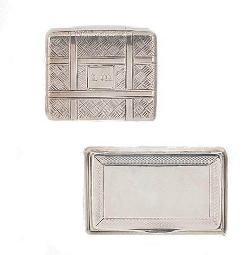 Lot 287 - A silver snuff box