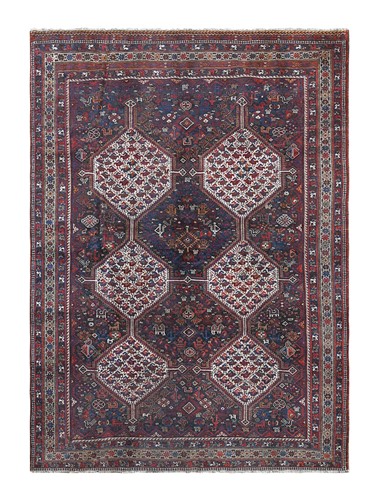 Lot 620 - A finely-woven Qashqai tribal carpet, circa 1920