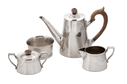Lot 461A - A four piece coffee service