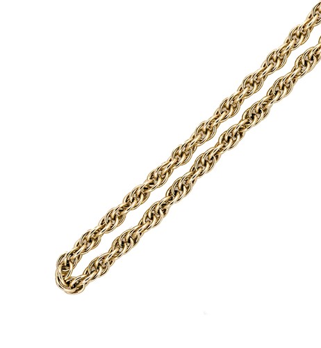 Lot 50 - A 9ct gold long Prince of Wales link chain