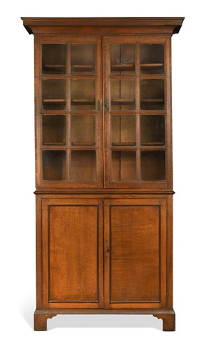 Lot 567 - An oak bookcase, 19th century