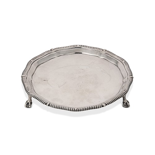 Lot 380 - An Edward VII silver salver