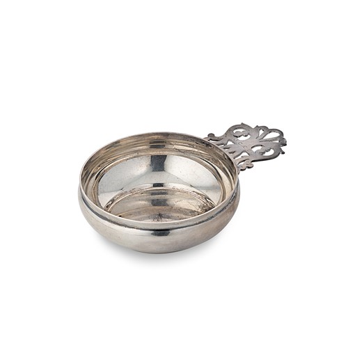 Lot 410 - A George V silver wine tastevin