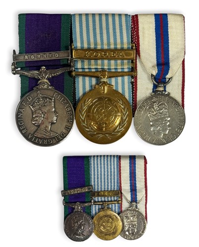 Lot 8 - ERII Medal group of three to Major G W A...