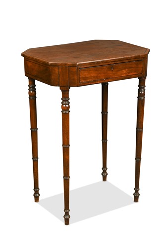 Lot 677 - A Regency mahogany work table