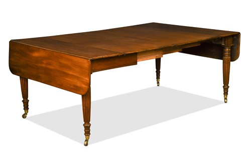 Lot 547 - A George IV mahogany extending dining table