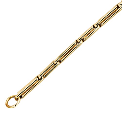 Lot 187 - A bar link necklace