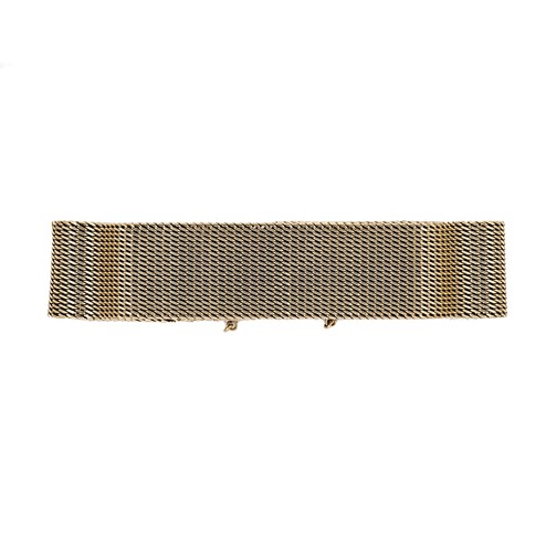 Lot 196 - A wide mesh style bracelet