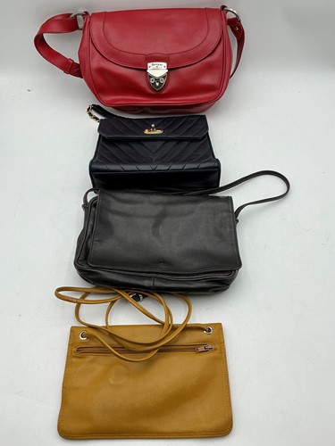 Lot 123 - A group of four leather handbags