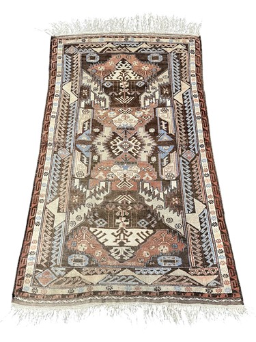 Lot 810 - A modern Turkish rug 208 x 114cm and a kilim...