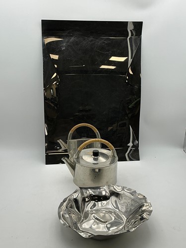 Lot 319 - A French mid 20th century modernist steel tray;...