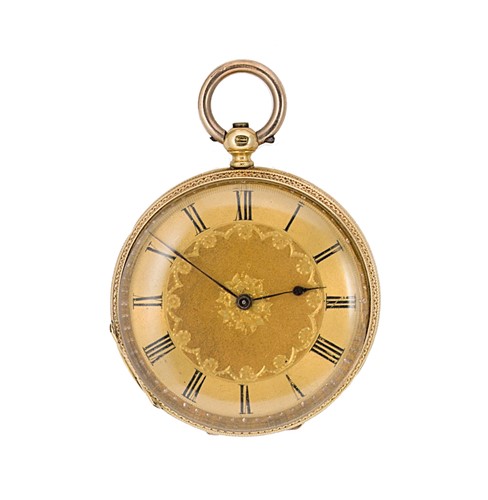 Lot 237 - A Victorian open faced pocket watch