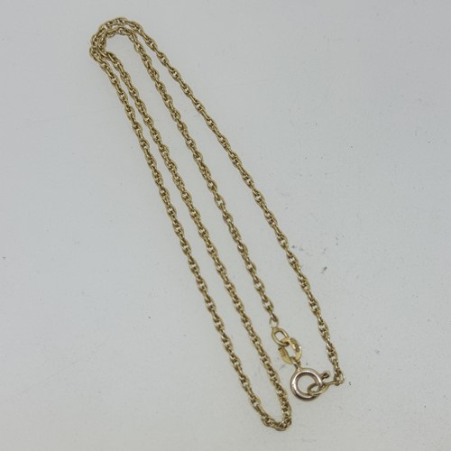 Lot 11 - A Prince of Wales link chain, length 38cm,...