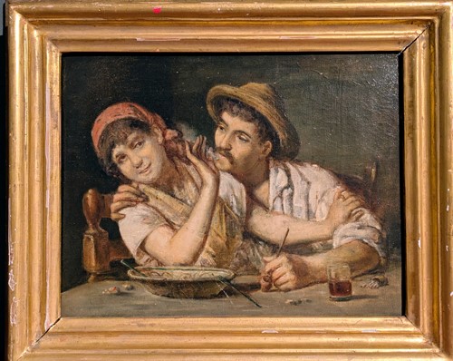 Lot 46 - 19th Century Neapolitan School (2)