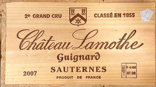 Lot 36 - Chateau Lamothe Guignard, Sauternes 2007
