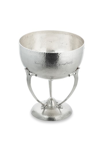Lot 434 - A large late nineteenth century Scottish silver trophy
