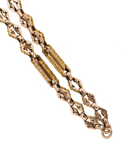 Lot 245 - A decorative watch chain