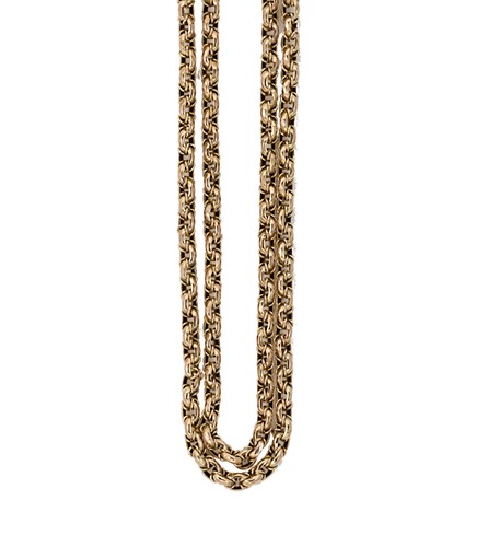 Lot 244 - A long guard chain