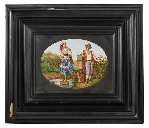 Lot 375 - An Italian micromosaic picture, 19th century