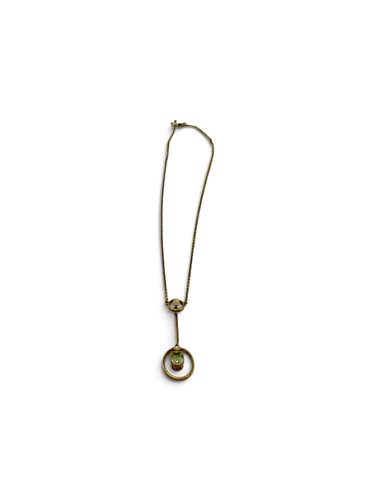 Lot 343 - An aquamarine pendant stamped '15CT', weight 2....