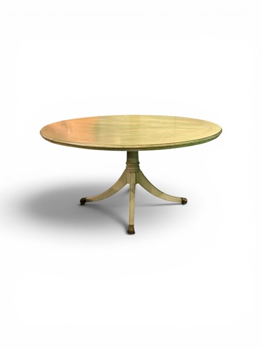Lot 539 - A circular breakfast table with quatre-form...