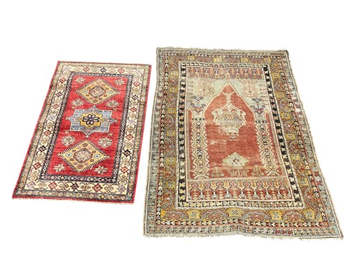 Lot 796 - A Turkish prayer rug, 20th century, 165 x...