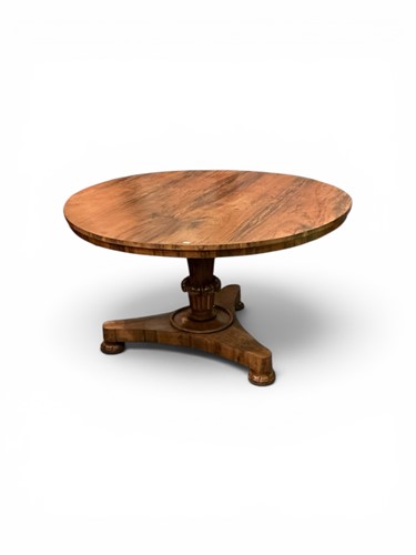 Lot 544 - A Regency Style tilt top breakfast table with...